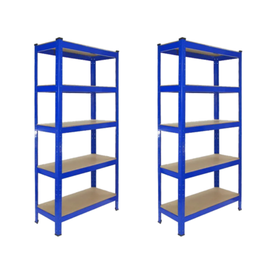 Garage Shelves | Double Unit | Blue | 180x90x30cm