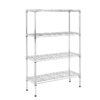 Wire Shelves | Standing Shelf Unit | Chrome | 137.1×91.4×35.5cm