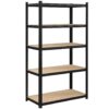 Garage Shelves | Single Unit | Black | 180x120x45cm