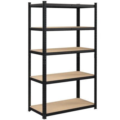 Shelves | Single Unit | Black | 180x90x45cm