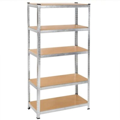 Shelving | Single Unit | Silver | 180x90x45cm